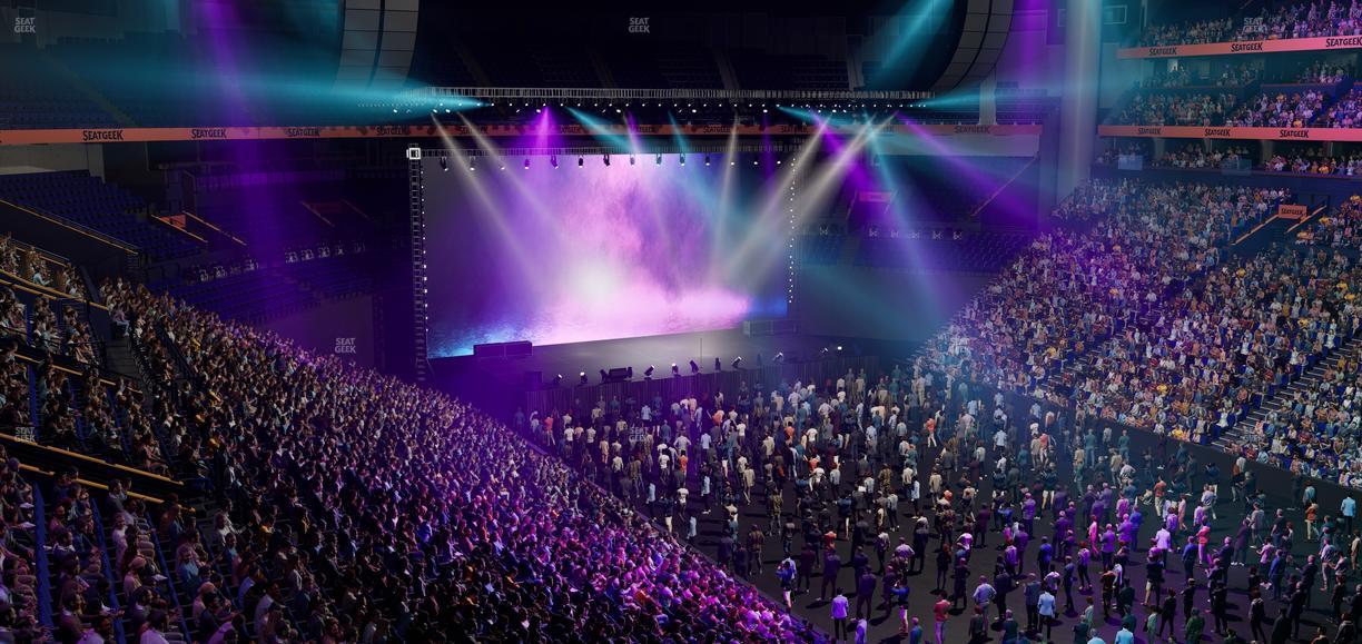 Bridgestone Arena - Section 220 Seat View