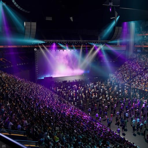 Bridgestone Arena - Section 220 Seat View