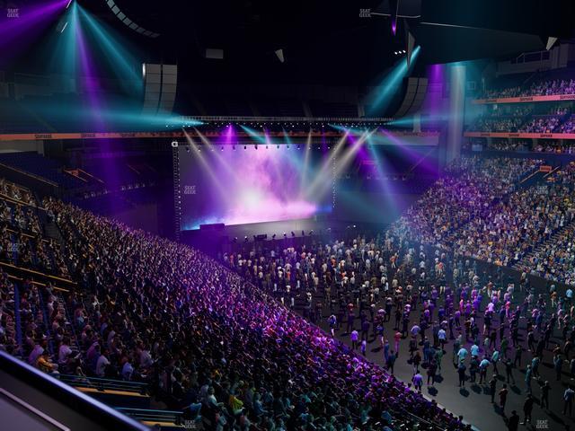 Bridgestone Arena - Section 220 Seat View