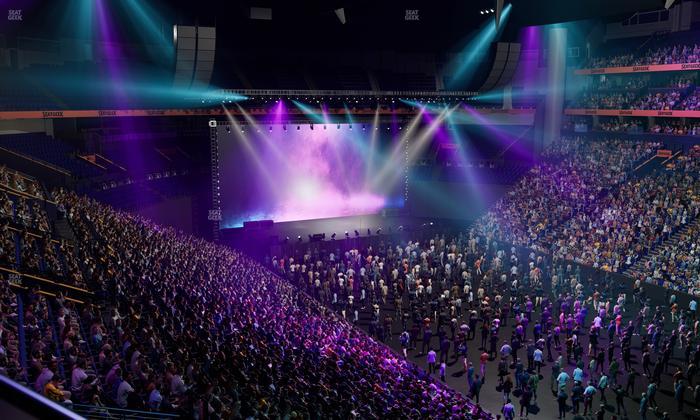 Bridgestone Arena - Section 220 Seat View