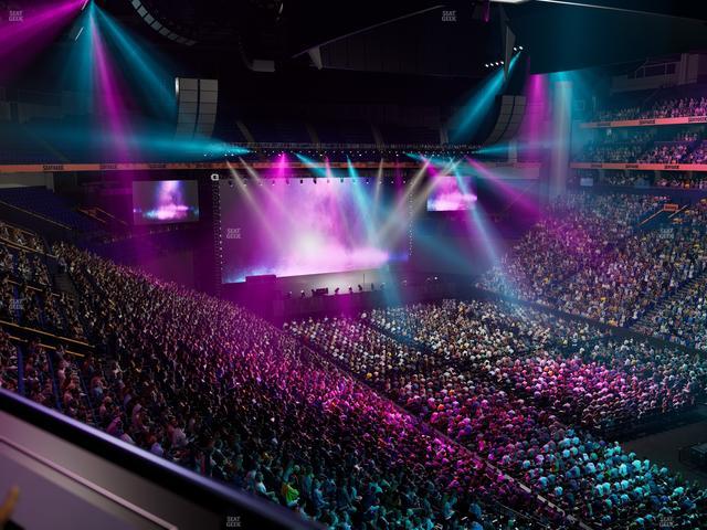 Bridgestone Arena - Section 220 Seat View