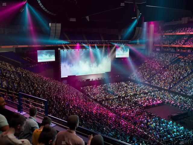 Bridgestone Arena - Section 220 Seat View Bridgestone Arena - Section 220 Seat View