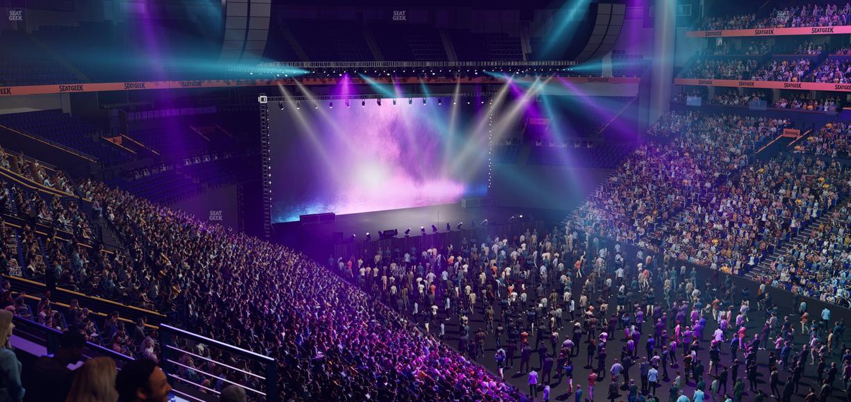 Bridgestone Arena - Section 220 Seat View