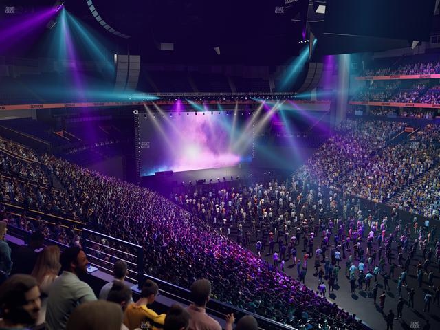 Bridgestone Arena - Section 220 Seat View Bridgestone Arena - Section 220 Seat View