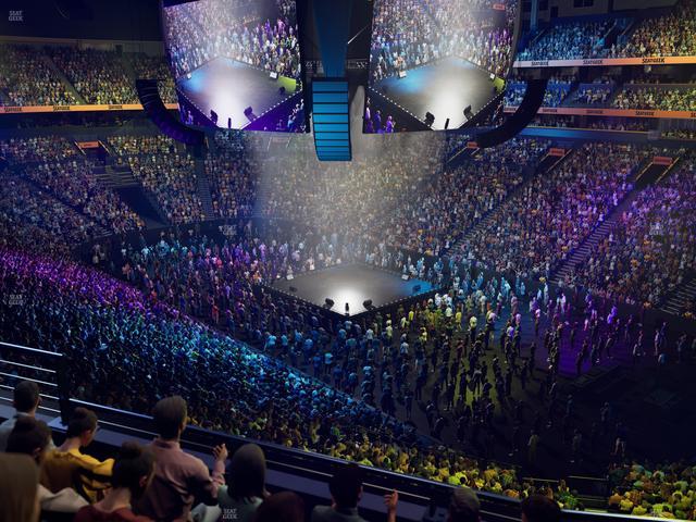 Bridgestone Arena - Section 220 Seat View