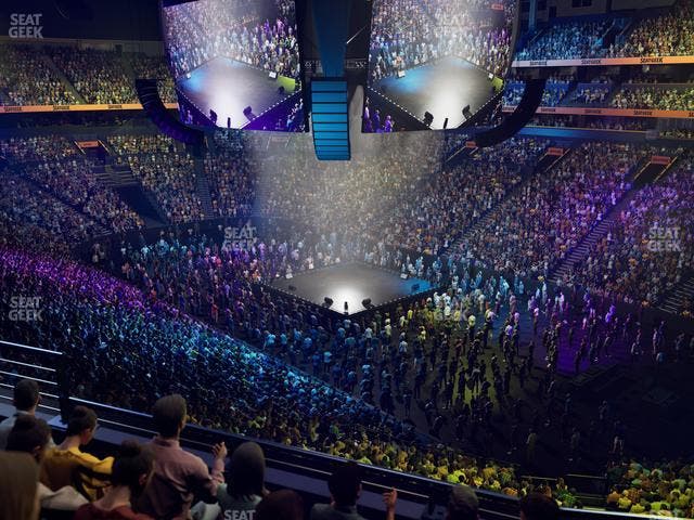 Bridgestone Arena - Section 220 Seat View