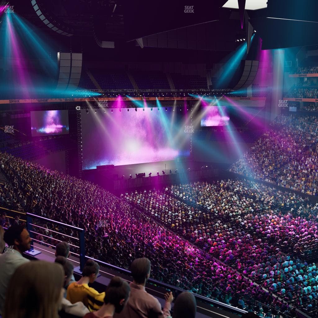 Bridgestone Arena - Section 220 Seat View