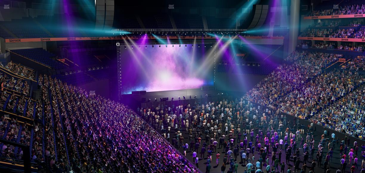 Bridgestone Arena - Section 221 Seat View