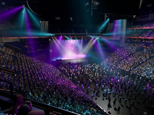 Bridgestone Arena - Section 221 Seat View Bridgestone Arena - Section 221 Seat View