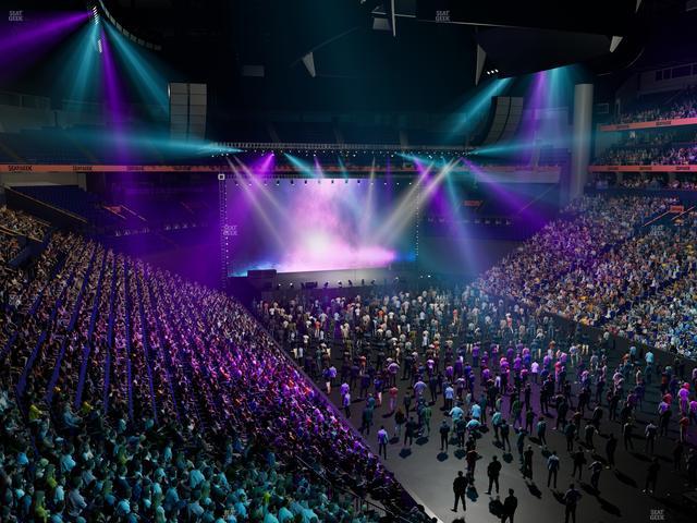 Bridgestone Arena - Section 221 Seat View