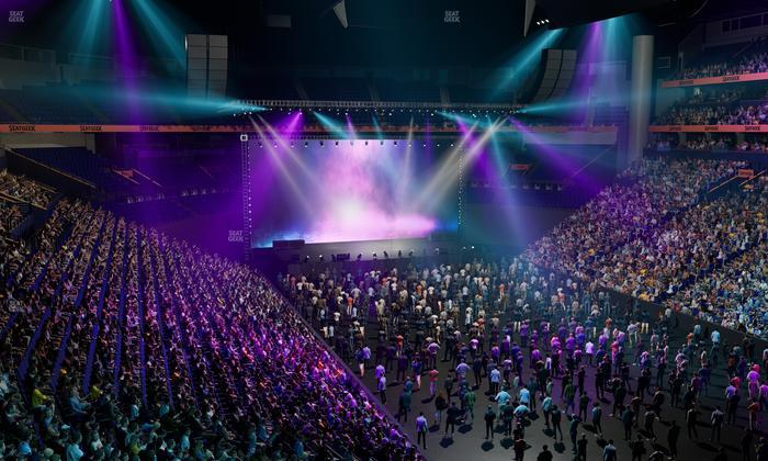 Bridgestone Arena - Section 221 Seat View