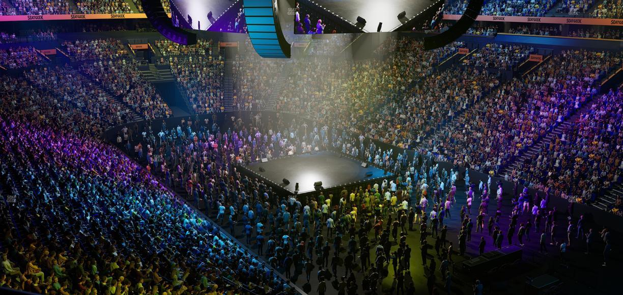 Bridgestone Arena - Section 221 Seat View