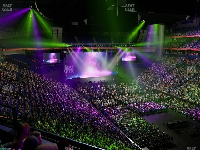 Bridgestone Arena - Section 221 Seat View