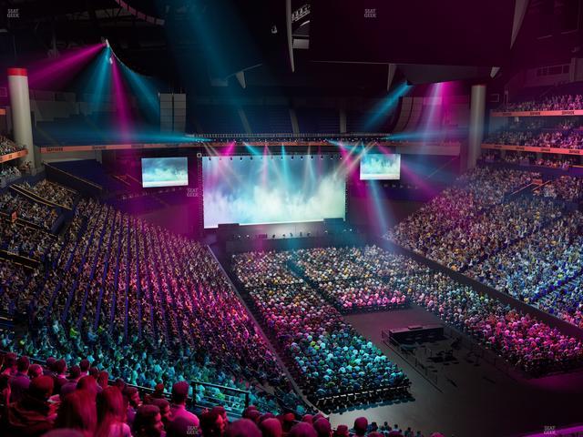 Bridgestone Arena - Section 222 Seat View Bridgestone Arena - Section 222 Seat View