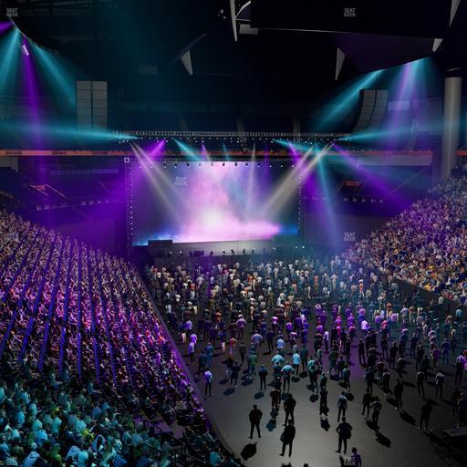 Bridgestone Arena - Section 222 Seat View