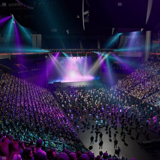 Bridgestone Arena - Section 222 Seat View