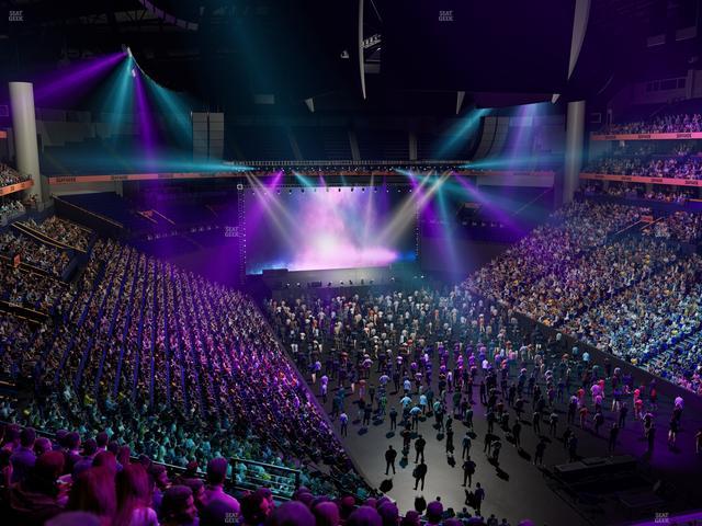 Bridgestone Arena - Section 222 Seat View Bridgestone Arena - Section 222 Seat View