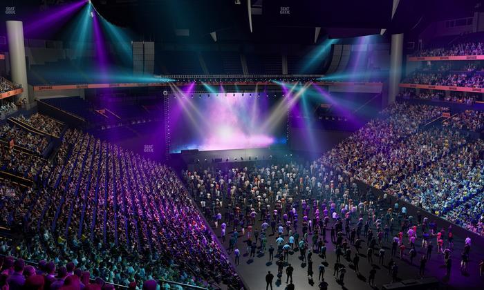 Bridgestone Arena - Section 222 Seat View