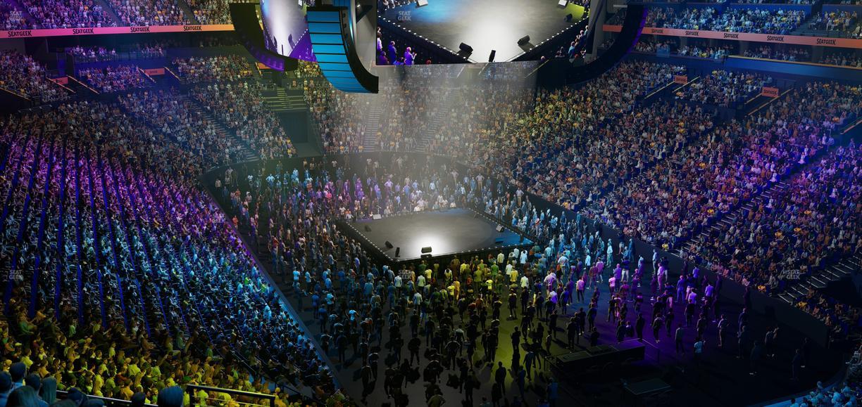 Bridgestone Arena - Section 222 Seat View