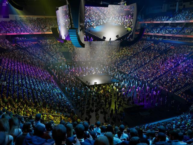 Bridgestone Arena - Section 222 Seat View