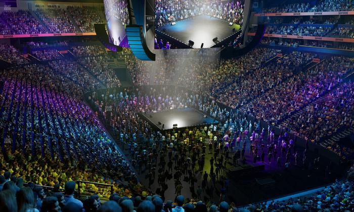 Bridgestone Arena - Section 222 Seat View