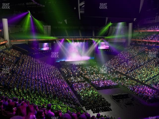 Bridgestone Arena - Section 222 Seat View