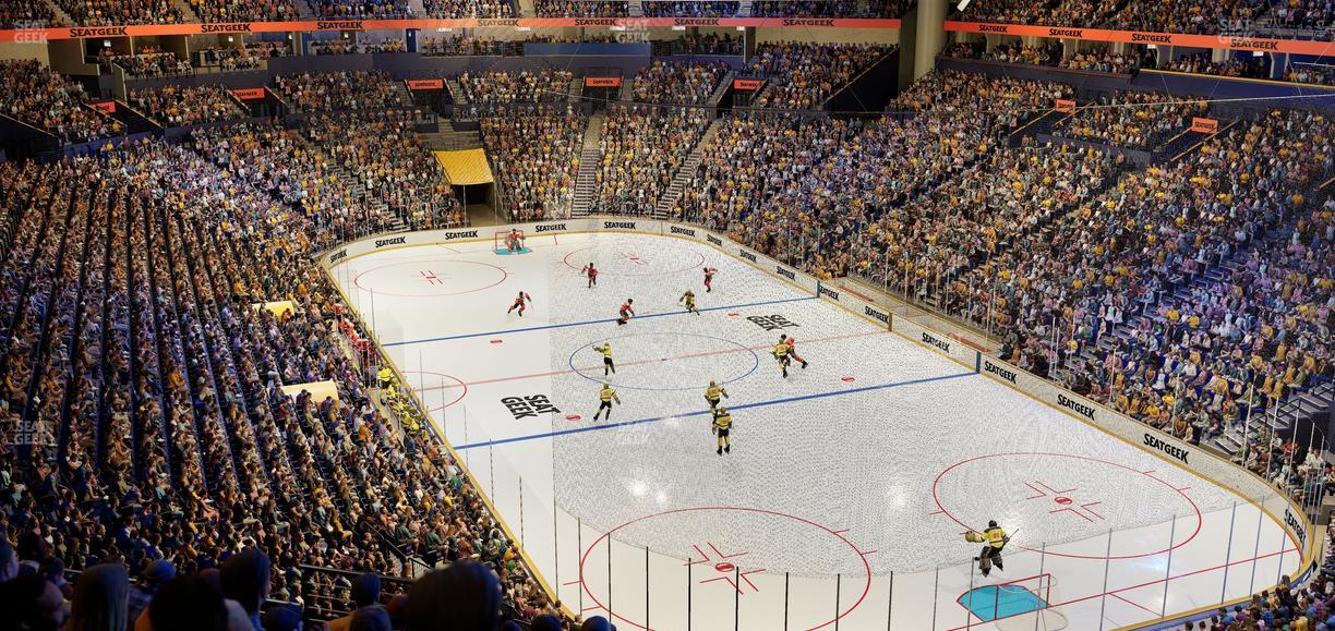 Bridgestone Arena - Section 222 Seat View