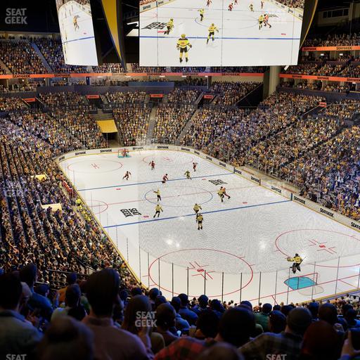 Bridgestone Arena - Section 222 Seat View