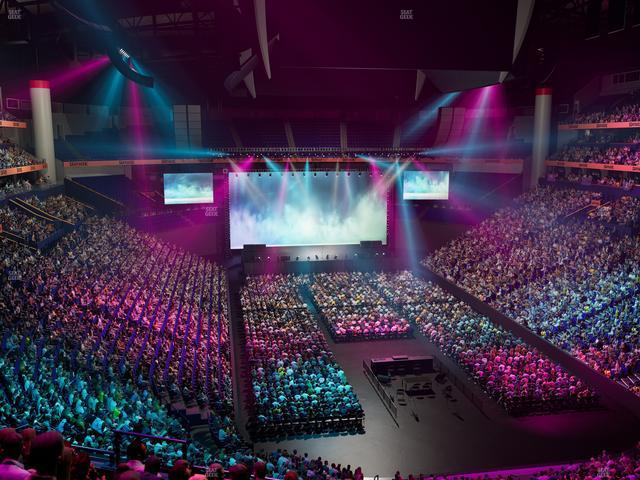 Bridgestone Arena - Section 223 Seat View Bridgestone Arena - Section 223 Seat View