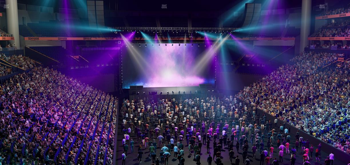 Bridgestone Arena - Section 223 Seat View