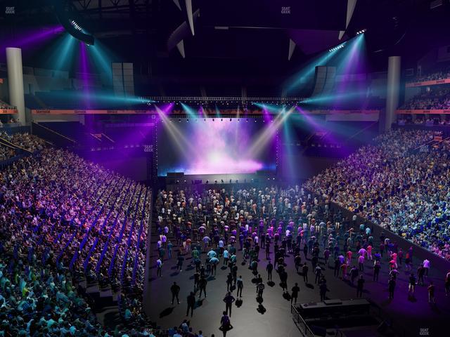 Bridgestone Arena - Section 223 Seat View