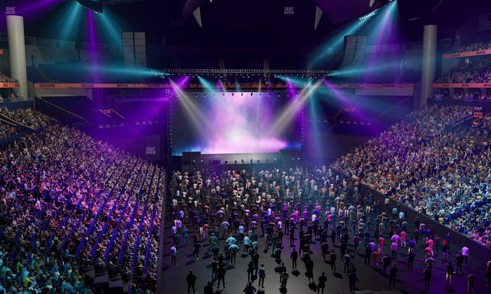 Bridgestone Arena - Section 223 Seat View