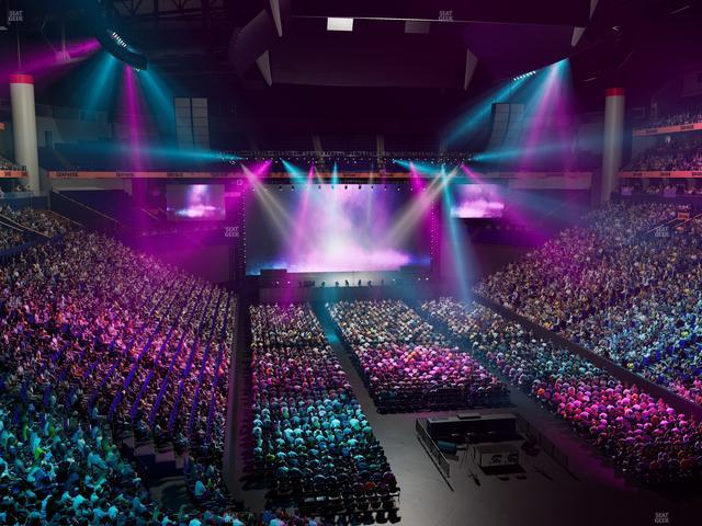 Bridgestone Arena - Section 223 Seat View