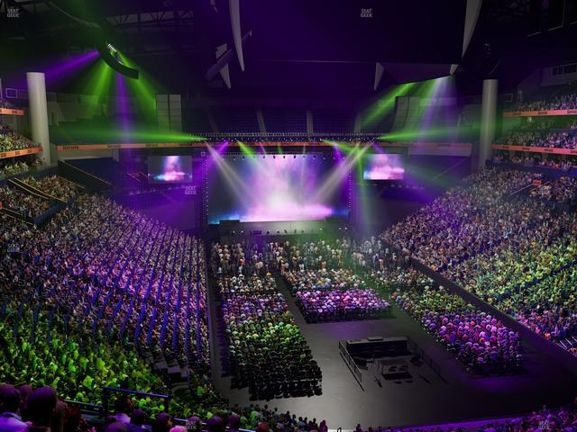 Bridgestone Arena - Section 223 Seat View