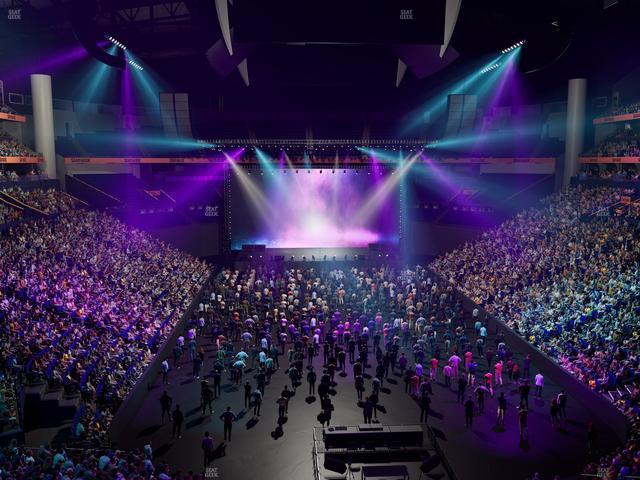 Bridgestone Arena - Section 224 Seat View