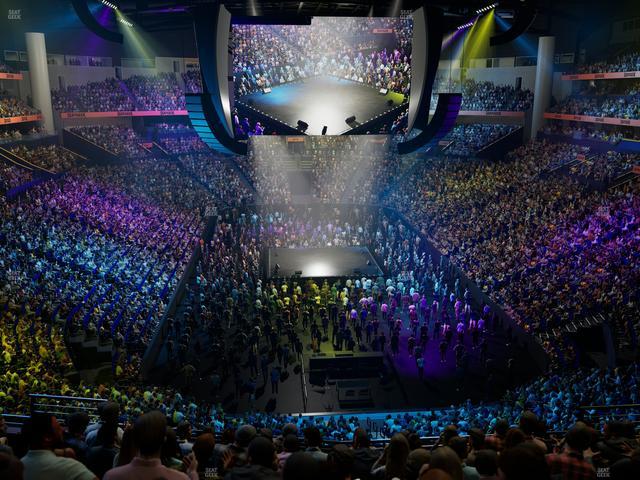 Bridgestone Arena - Section 224 Seat View