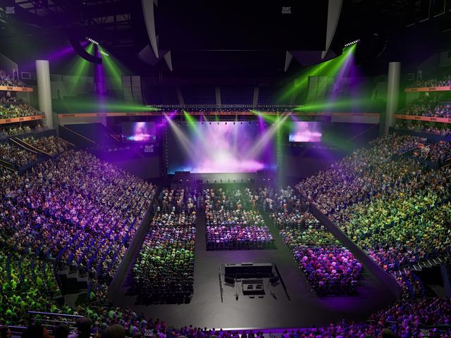 Bridgestone Arena - Section 224 Seat View