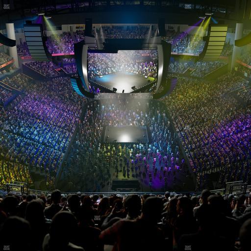 Bridgestone Arena - Section 301 Seat View