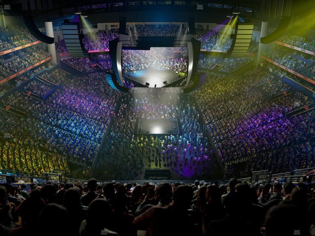 Bridgestone Arena - Section 301 Seat View