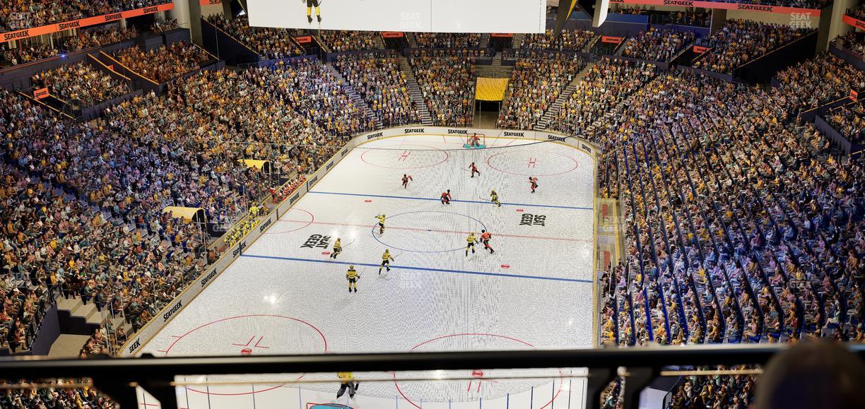 Bridgestone Arena - Section 302 Sro Seat View