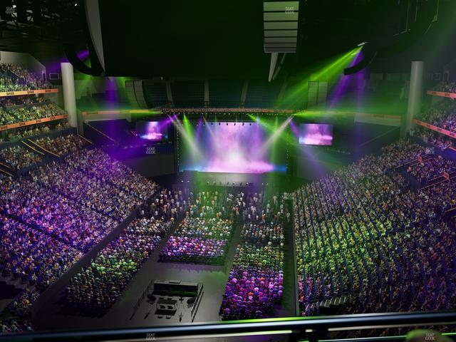 Bridgestone Arena - Section 302 Sro Seat View