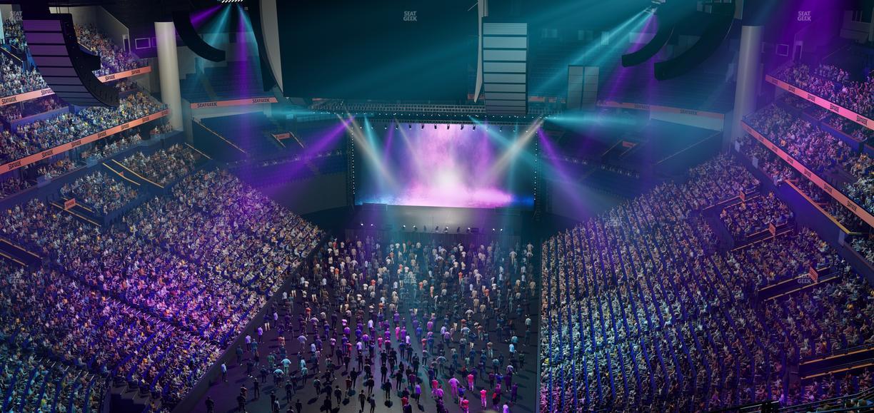 Bridgestone Arena - Section 302 Seat View