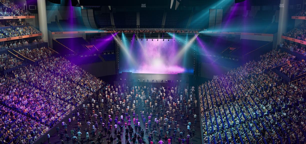 Bridgestone Arena - Section 302 Seat View