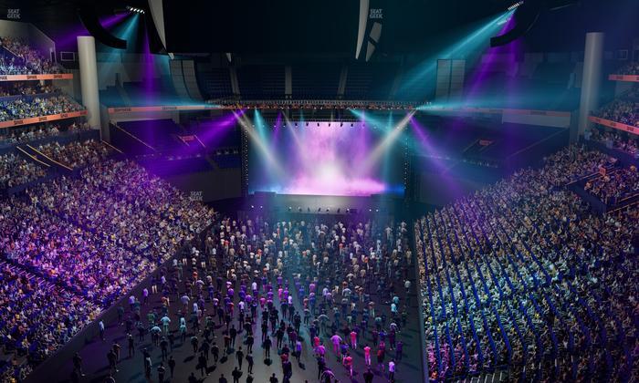 Bridgestone Arena - Section 302 Seat View