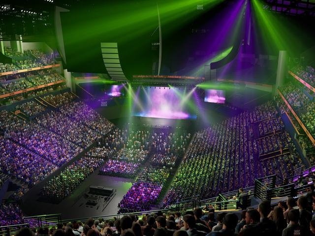 Bridgestone Arena - Section 303 Seat View