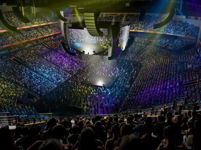 Bridgestone Arena - Section 303 Seat View