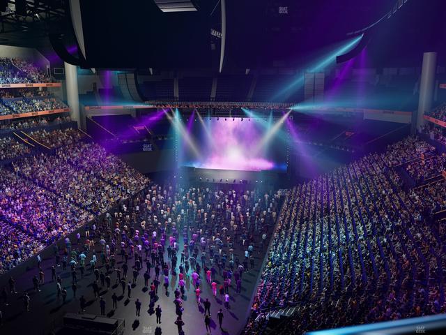 Bridgestone Arena - Section 303 Seat View