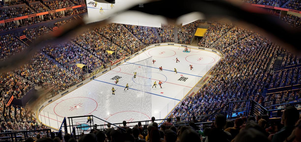 Bridgestone Arena - Section 304 Seat View