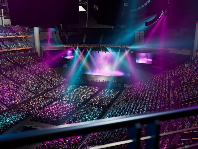 Bridgestone Arena - Section 304 Seat View