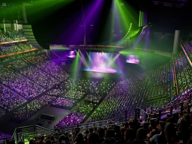 Bridgestone Arena - Section 304 Seat View